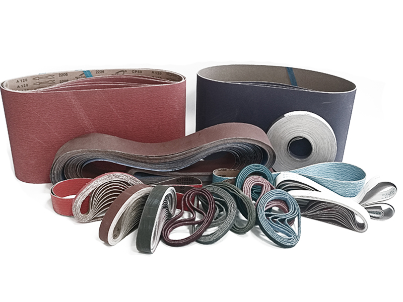 How is the sanding belt made?